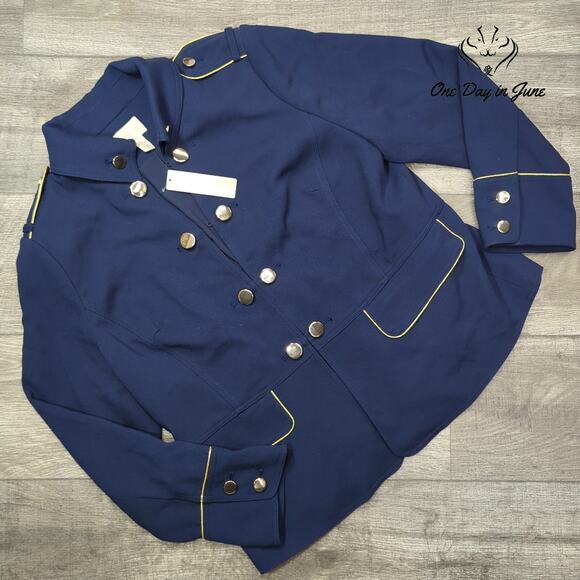 Chico's Hook and Loop Closure Jacket Size 2 (12) - Picture 1 of 5